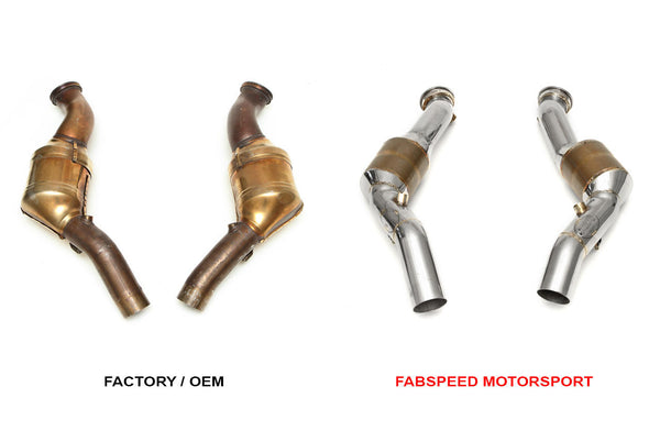 FABSPEED Maserati Ghibli Primary Sport Cat Downpipes (2013+)