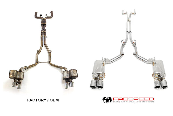 FABSPEED Maserati Ghibli Valved Catback Exhaust System (2013+)