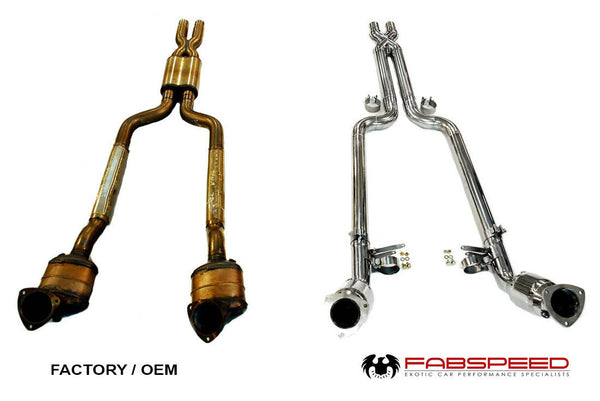 FABSPEED Maserati GranTurismo Sport Catalytic Converters (2008-2019)