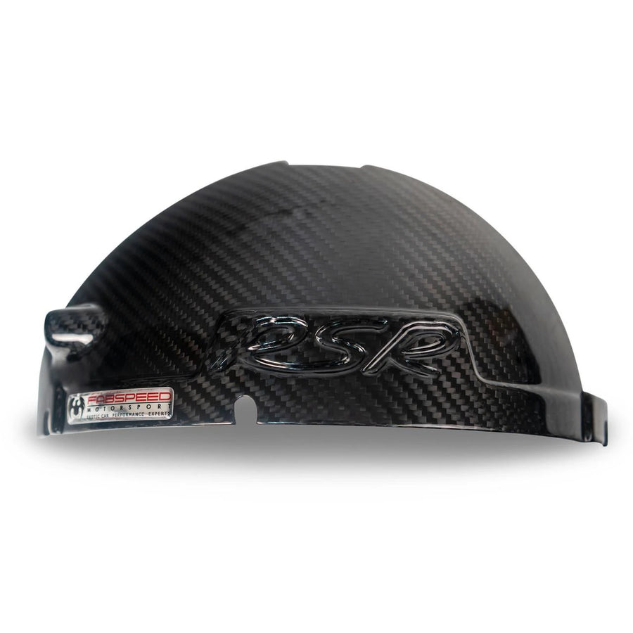 FABSPEED Porsche 964/993 RSR Style Carbon Fiber Engine Fan Heater Duct Cover Plate