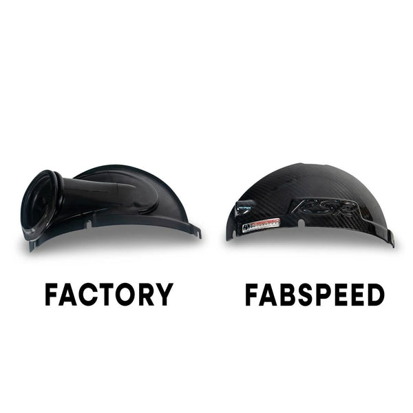 FABSPEED Porsche 964/993 RSR Style Carbon Fiber Engine Fan Heater Duct Cover Plate