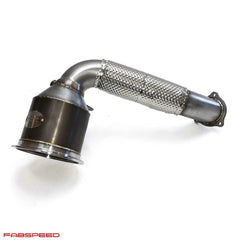 FABSPEED Porsche 971 Panamera V6 Primary Sport Catalytic Converter Downpipe (2017+)