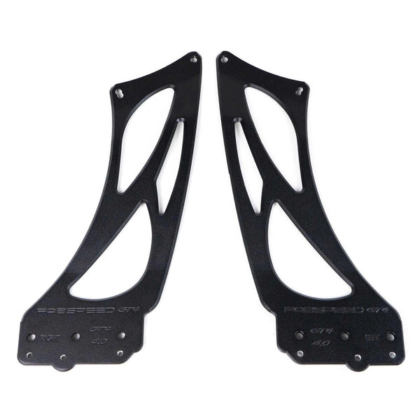 FABSPEED Porsche 981/718 Cayman GT4 Monoblock Wing Risers (2015+)