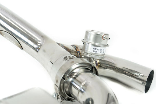 FABSPEED Porsche 987.2 Boxster / Cayman, Cayman R, Spyder TrackTec Valved Bypass Exhaust System (2009-2012)