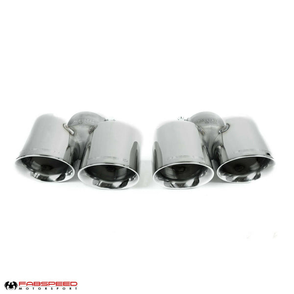 FABSPEED Porsche 997.2 Turbo / Turbo S Deluxe Quad Style Tips (2010-2012)
