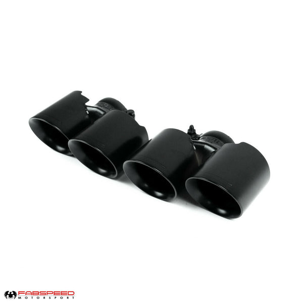 FABSPEED Porsche 997.2 Turbo / Turbo S Deluxe Quad Style Tips (2010-2012)