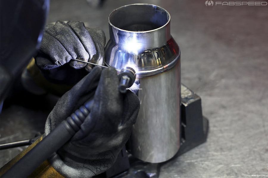 FABSPEED Porsche 997 GT2 Supersport 70mm X-Pipe Exhaust System (2008–2009) — official image 1