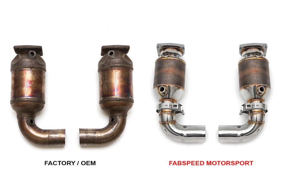 FABSPEED Porsche 997.2 GT2 RS HJS Sport Catalytic Converters (2011) — official image 1
