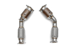 FABSPEED Porsche Cayenne 955 Turbo / Turbo S Primary Sport Catalytic Converters (2002–2007)