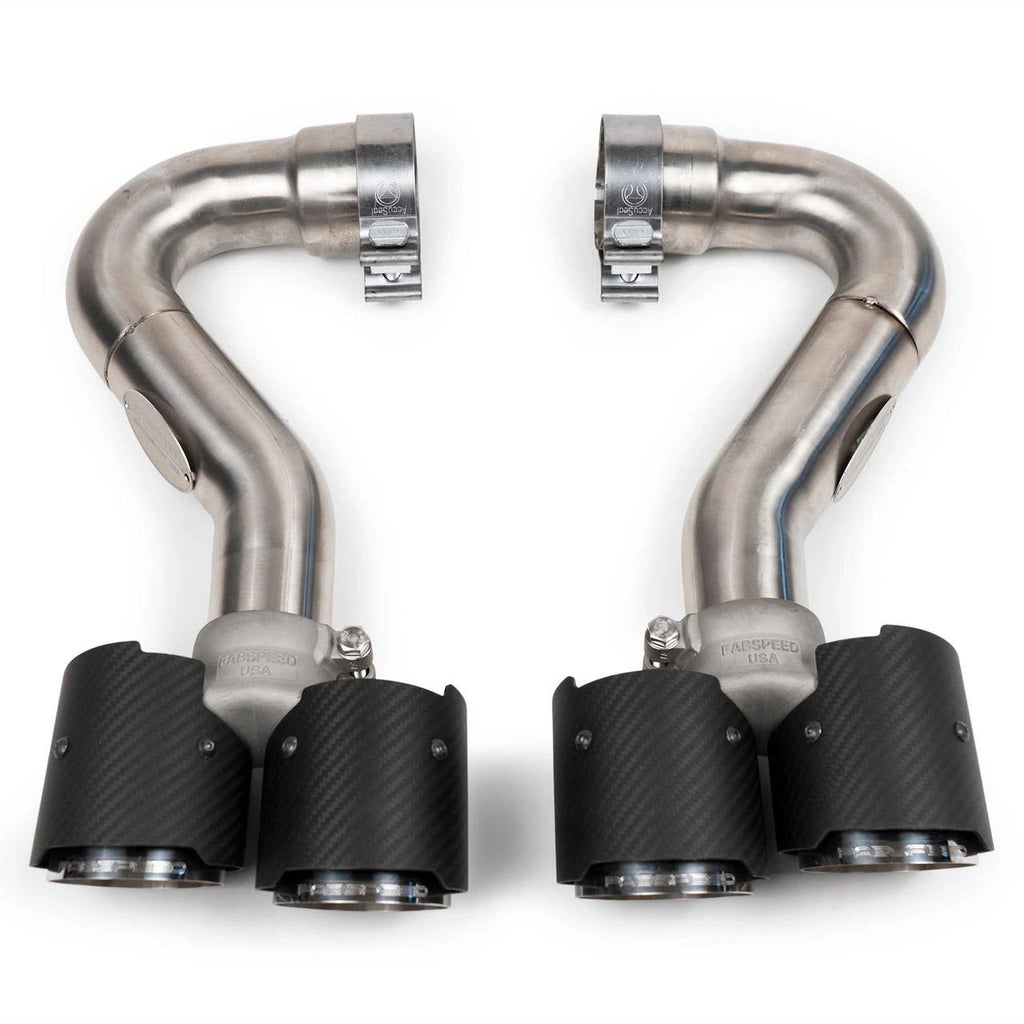 FABSPEED Porsche Cayenne 955 S Deluxe Quad-Style Exhaust Tips (2002–2007)