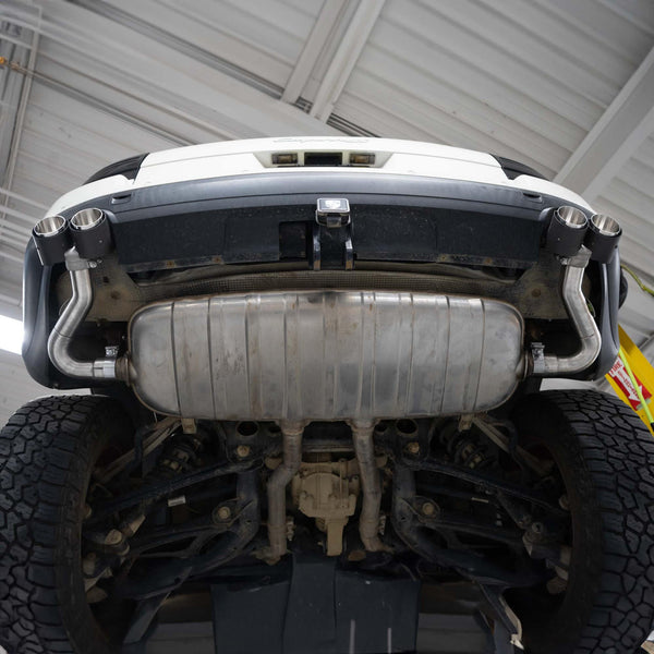 FABSPEED Porsche Cayenne 955 S Deluxe Quad-Style Exhaust Tips (2002–2007)