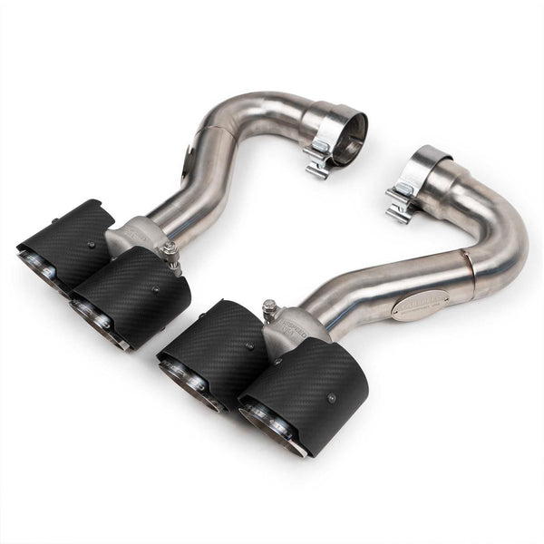 FABSPEED Porsche Cayenne 955 Turbo / Turbo S Deluxe Quad-Style Exhaust Tips (2002–2007)
