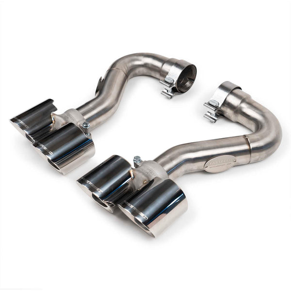 FABSPEED Porsche Cayenne 955 Turbo / Turbo S Deluxe Quad-Style Exhaust Tips (2002–2007)