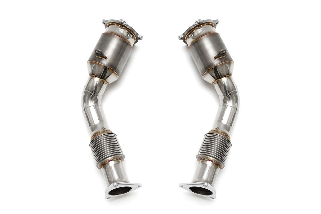 FABSPEED Porsche Cayenne 957 Turbo / Turbo S Primary Sport Catalytic Converters (2008–2010)
