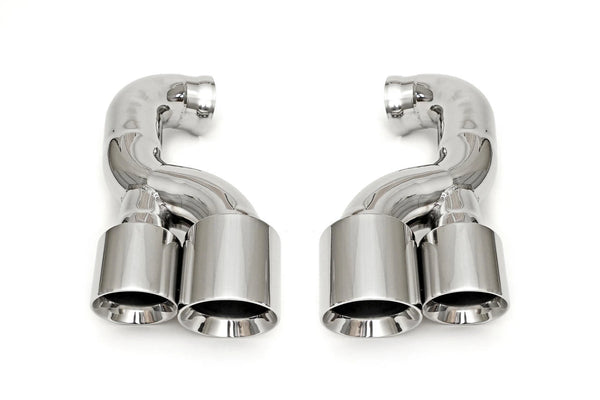 FABSPEED Porsche Cayenne 957 Turbo / Turbo S Deluxe Quad-Style Exhaust Tips (2008–2010)