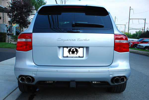 FABSPEED Porsche Cayenne 957 Turbo / Turbo S Deluxe Quad-Style Exhaust Tips (2008–2010)