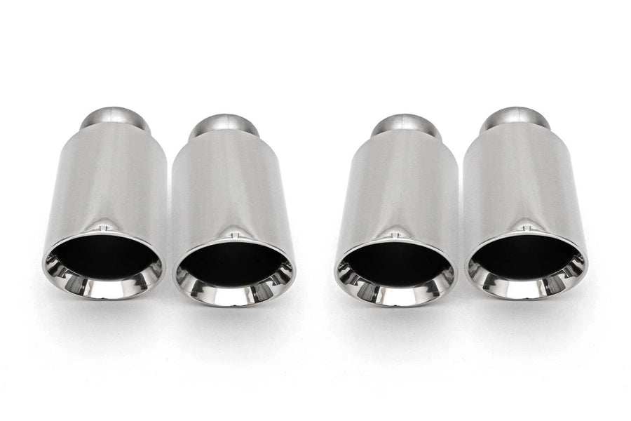 Fabspeed Porsche Cayenne 958 Turbo Deluxe Quad-Style Exhaust Tips