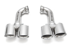 FABSPEED Porsche Cayenne 958 V6 Deluxe Quad-Style Exhaust Tips for PSE (2011–2014)