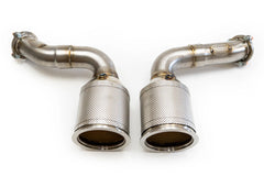 FABSPEED Porsche Cayenne E3 S 2.9L Twin-Turbo Primary Sport Catalytic Converters (2019+)