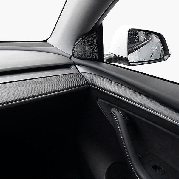 FABSPEED Tesla Model Y (2021+) Carbon Fiber Dashboard + Door trim