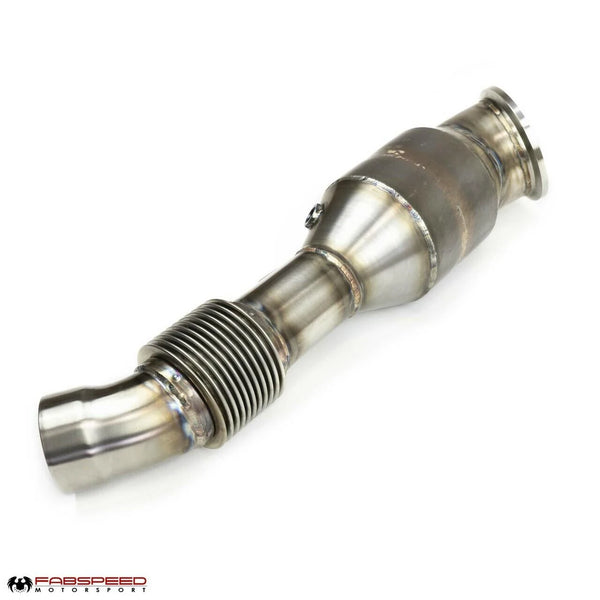 FABSPEED Toyota Supra 3.0L (A90) Sport Catalytic Converter Downpipe (2020+)