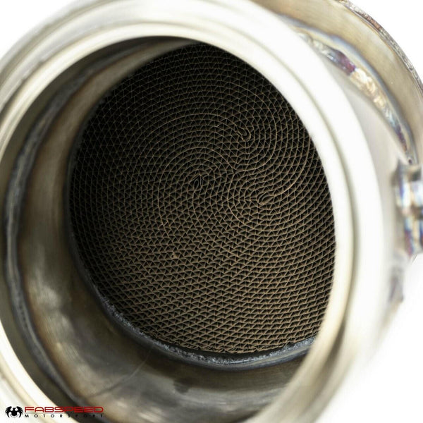 FABSPEED Toyota Supra 3.0L (A90) Sport Catalytic Converter Downpipe (2020+)