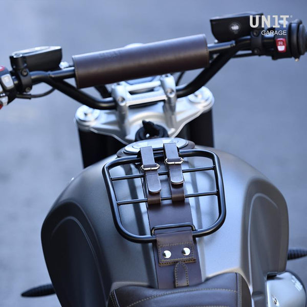 Unit Garage U010 Pair of leather straps for luggage rack
