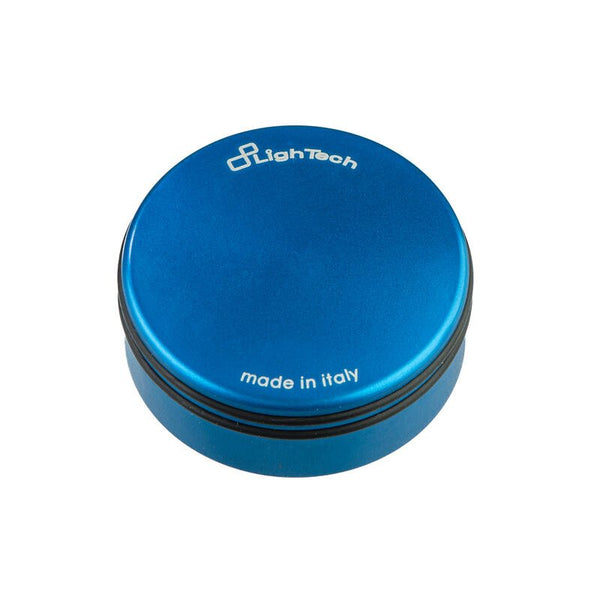 LighTech FBC37COB cobalt blue fluid reservoir cap; individual component view.