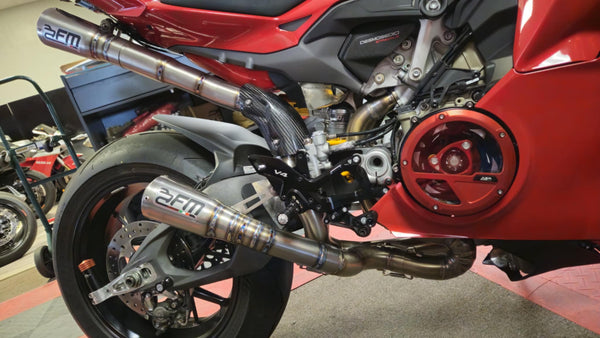 FM PROJECTS 3/4 Titanium Race Exhaust for the Ducati Panigale V4 / S (2025+) - image 2