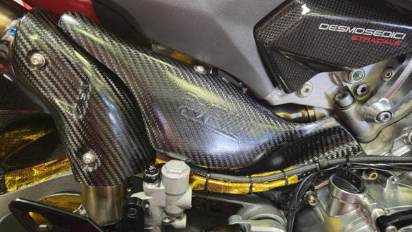FM PROJECTS Carbon Fiber Exhaust Side Heat Shield for the Ducati Panigale V4 / S (2025+) - image 5