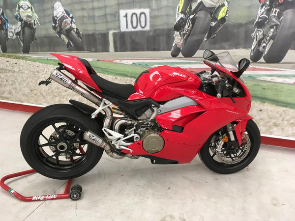 FM PROJECTS 3/4 Titanium Exhaust for the Ducati Panigale V4 / S / Speciale / R / SP (18-24) - image 4