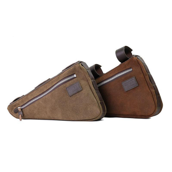 Unit Garage B004 Frame Pack in waxed suede