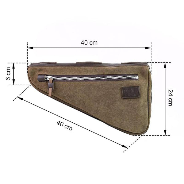 Unit Garage B004 Frame Pack in waxed suede