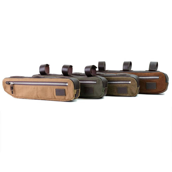 Unit Garage B002 Frame Pack Top Tube in waxed suede