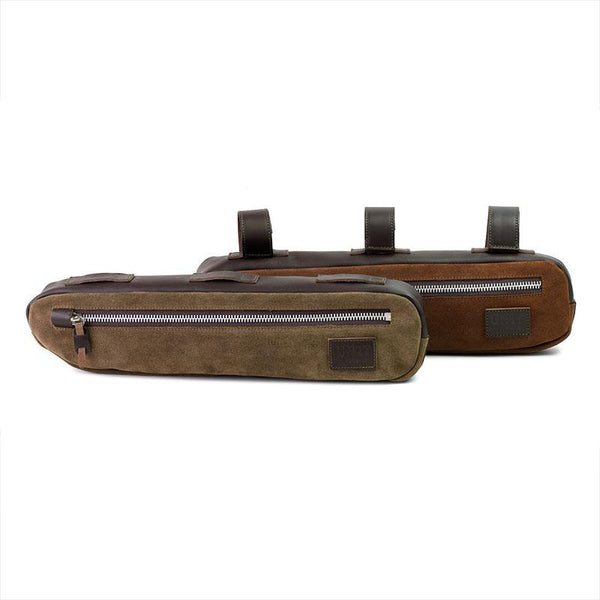 Unit Garage B002 Frame Pack Top Tube in waxed suede
