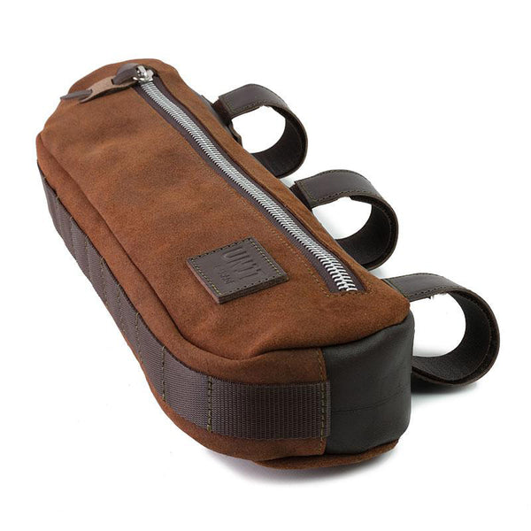 Unit Garage B002 Frame Pack Top Tube in waxed suede
