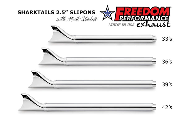 Freedom Performance HARLEY TOURING 2.5" SLIP-ONS *CHECK DESCRIPTION FOR YEAR FITMENTS* BUNDLE