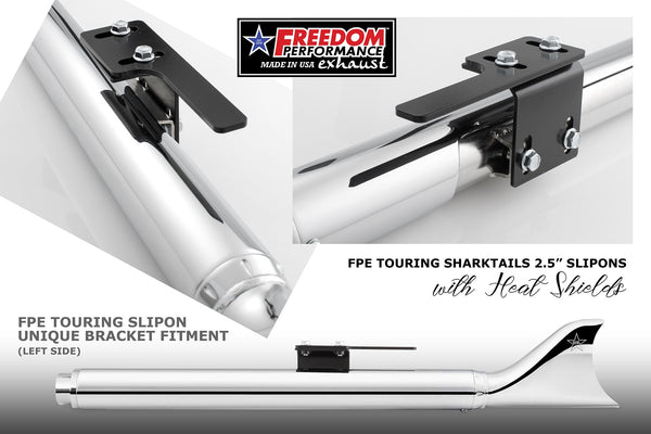 Freedom Performance HARLEY TOURING 2.5" SLIP-ONS *CHECK DESCRIPTION FOR YEAR FITMENTS* BUNDLE