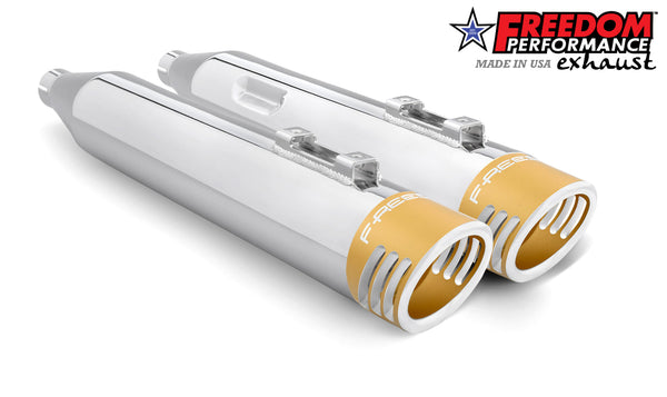 HARLEY FREE WHEELER SHARKTAIL & RACING 4" SLIP-ONS Bundle official image