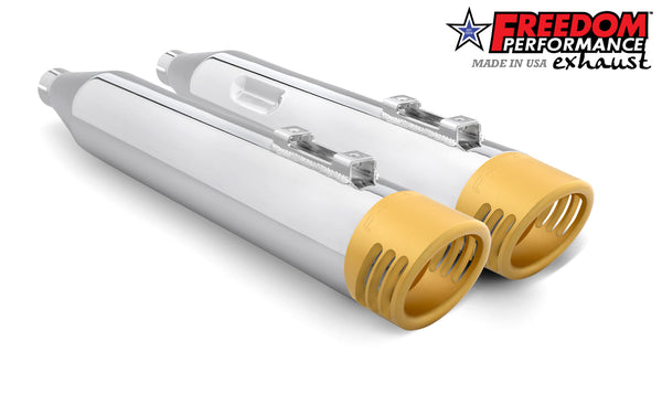 HARLEY FREE WHEELER SHARKTAIL & RACING 4" SLIP-ONS Bundle official image