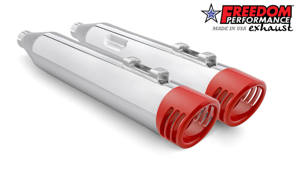 HARLEY FREE WHEELER SHARKTAIL & RACING 4" SLIP-ONS Bundle official image