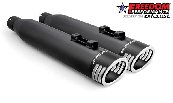 HARLEY FREE WHEELER SHARKTAIL & RACING 4" SLIP-ONS Bundle official image