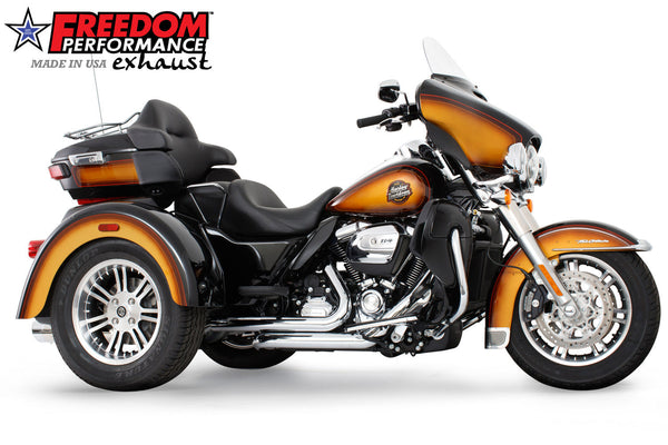 HARLEY FREE WHEELER SHARKTAIL & RACING 4" SLIP-ONS Bundle official image