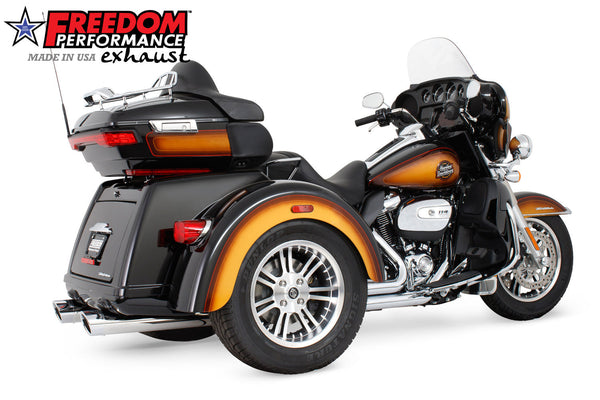 HARLEY FREE WHEELER SHARKTAIL & RACING 4" SLIP-ONS Bundle official image