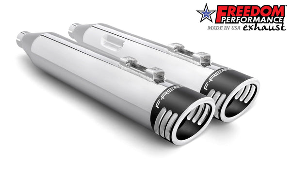 HARLEY FREE WHEELER SHARKTAIL & RACING 4" SLIP-ONS Bundle official image