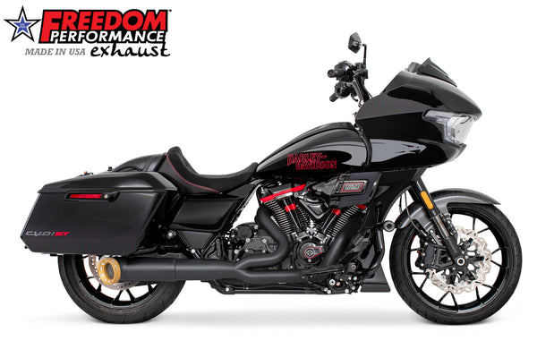 HARLEY TOURING 4.5" 2 STEPPED MID UNION 2-INTO-1 TURNOUT BUNDLE 2017-PRESENT official image