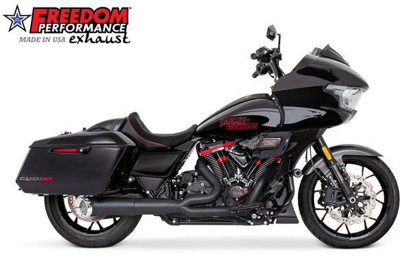 HARLEY TOURING 4.5" 2 STEPPED MID UNION 2-INTO-1 TURNOUT BUNDLE 2017-PRESENT official image