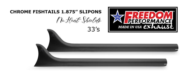 Freedom Performance HARLEY SOFTAIL 1 7/8" FISHTAILS SLIP-ONS CHECK DESCRIPTION FOR FITMENT