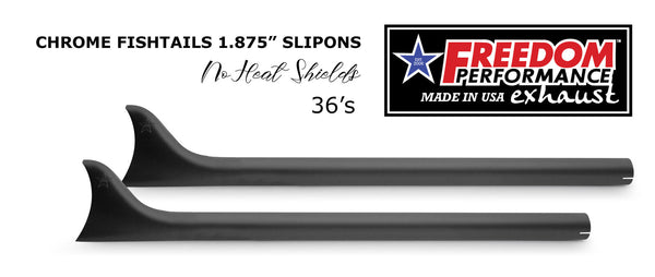 Freedom Performance HARLEY SOFTAIL 1 7/8" FISHTAILS SLIP-ONS CHECK DESCRIPTION FOR FITMENT