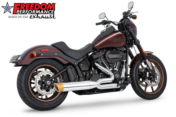 HARLEY SOFTAIL "SLIM-TIRE" 4" UNION 2-INTO-1 RIGHT-SIDE ONLY 2018-2024 BUNDLE official image